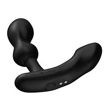 Luvland Edge 2 Bluetooth remote-controlled prostate massager with sleek design and textured surface, shown in the image.