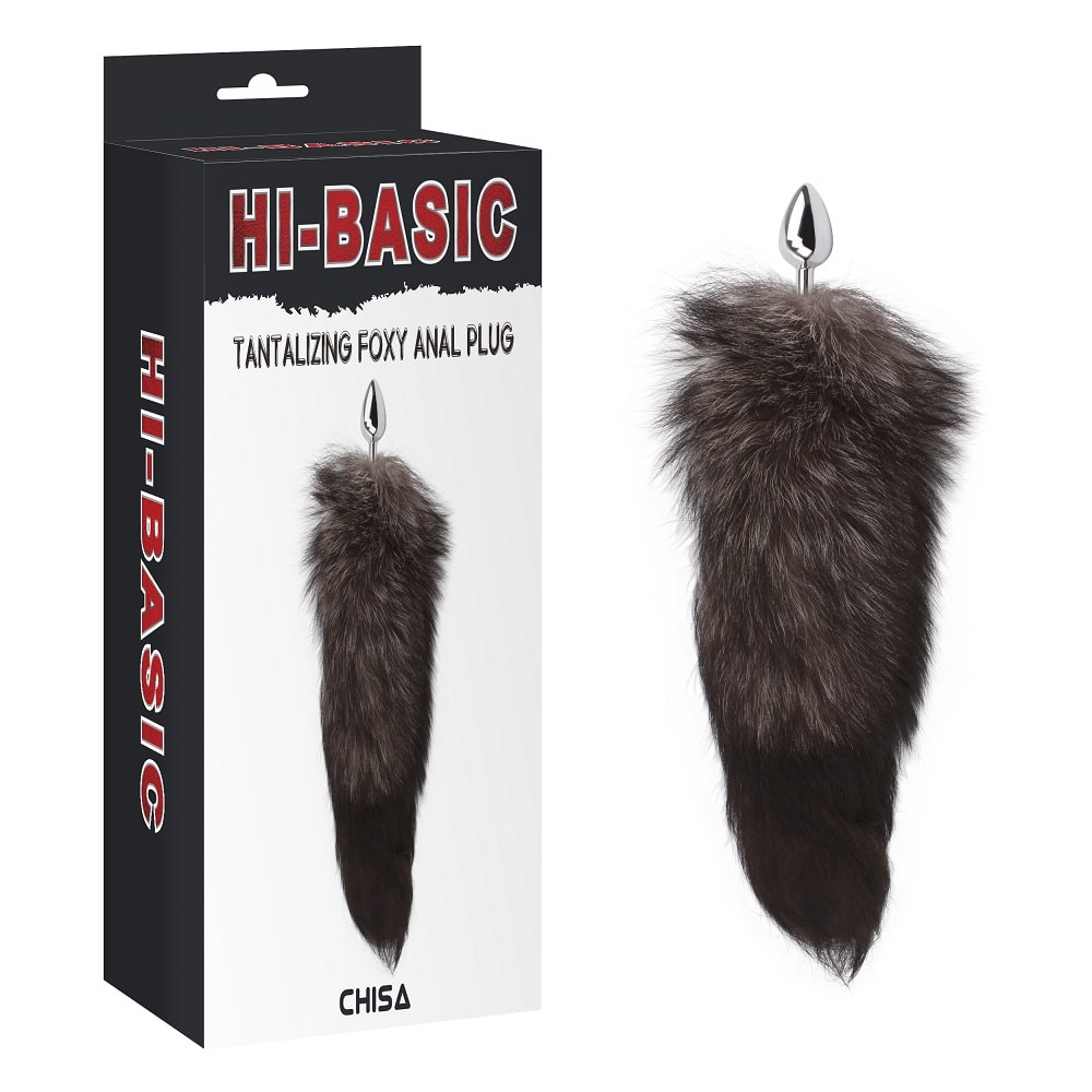 Luvland Hi-Basic Tantalizing Foxy anal plug with smooth silicone surface and ergonomic shape for comfortable wear.