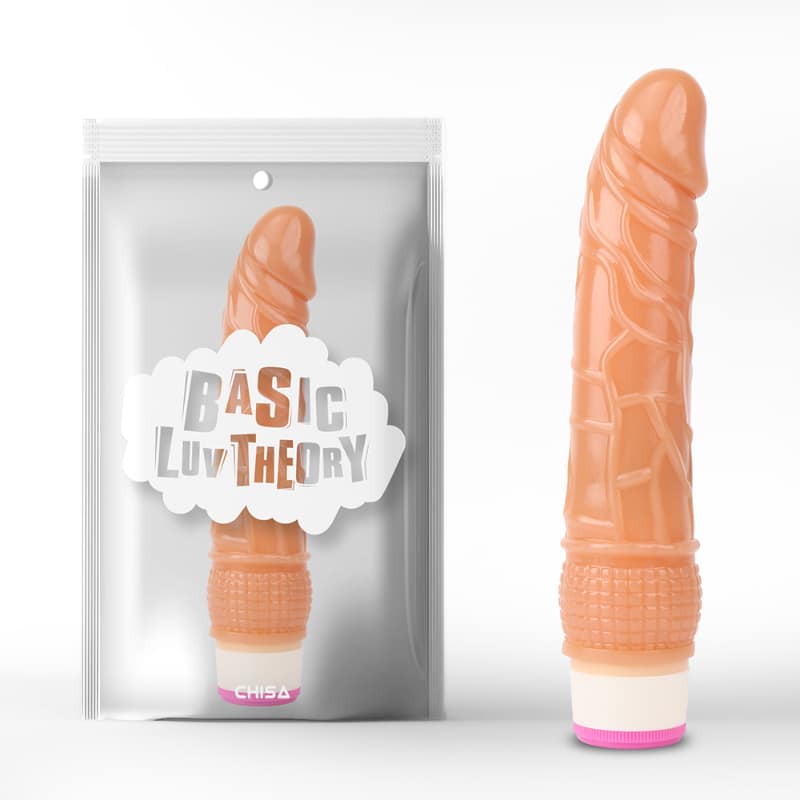 Luvland Basic Luv Theory Wild Penetrator, a realistic silicone adult toy with textured surface for enhanced pleasure.