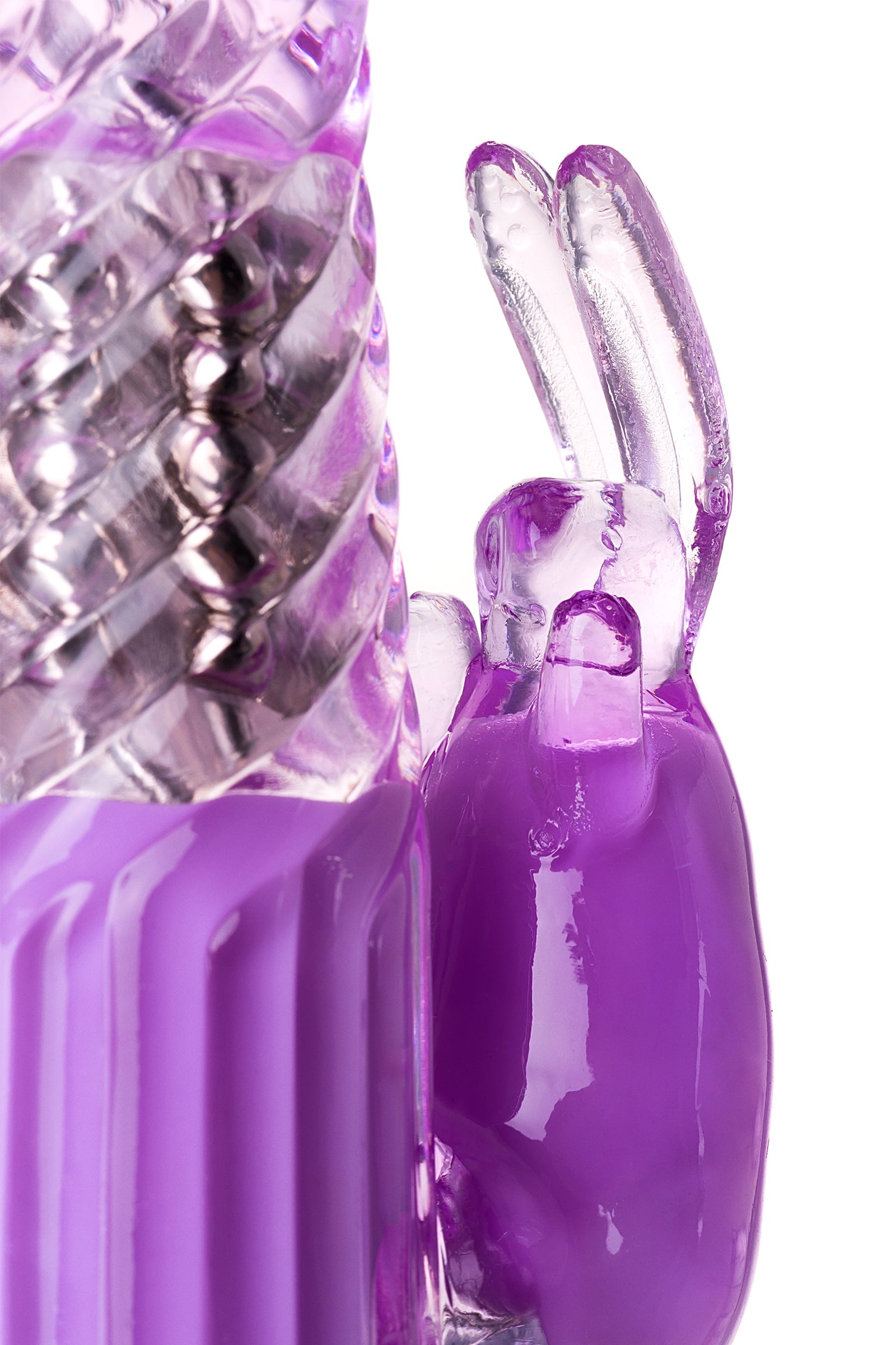Pink Toyfa high-tech rabbit vibrator, 22.5cm, with sleek design and textured surface for enhanced pleasure.