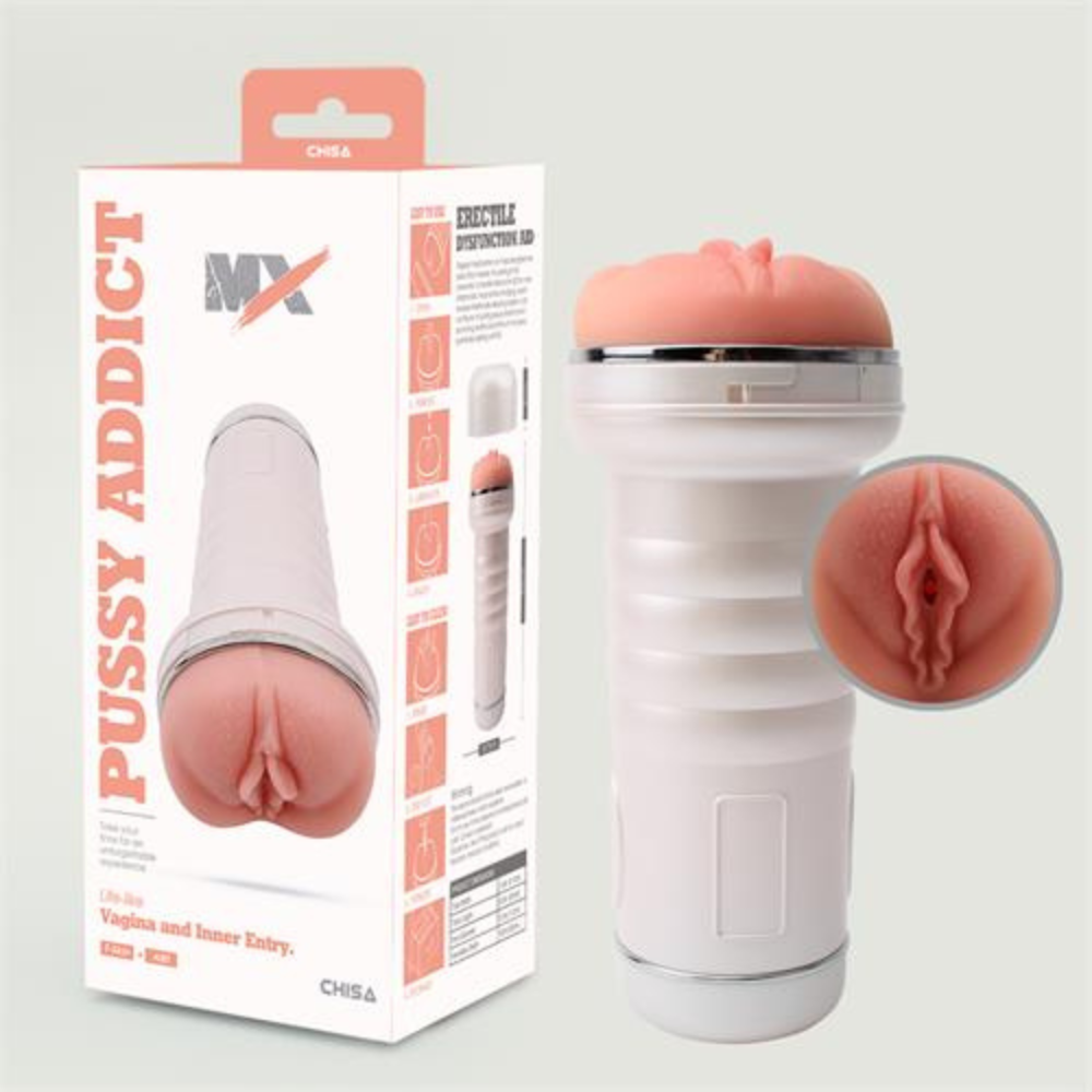 Luvland Dream Of Cup Pussy Addict adult toy with realistic design and soft silicone texture, displayed in the image.