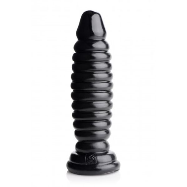XR Master Series Bumpy Ride butt plug with textured surface and tapered tip for comfortable, stimulating anal pleasure.