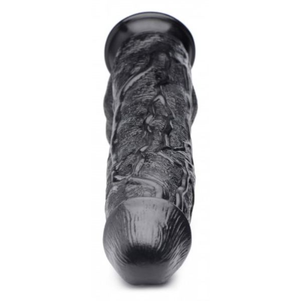 Luvland Master Cock Raging Rhino 17-inch dildo with realistic details and textured surface for adult pleasure use.