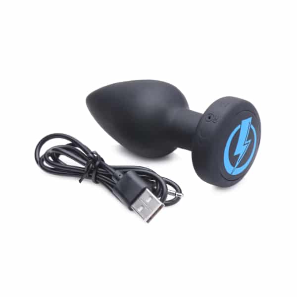 Luvland Zeus E-Stim Pro vibrating anal plug with e-stim functionality, sleek design, and smooth silicone surface.