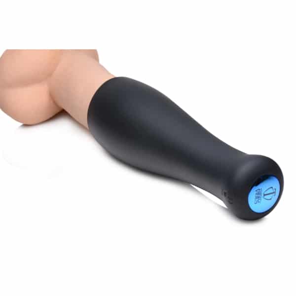 XR Trinity Vibes 10x vibrating silicone stroker with textured interior and ergonomic design for enhanced pleasure.