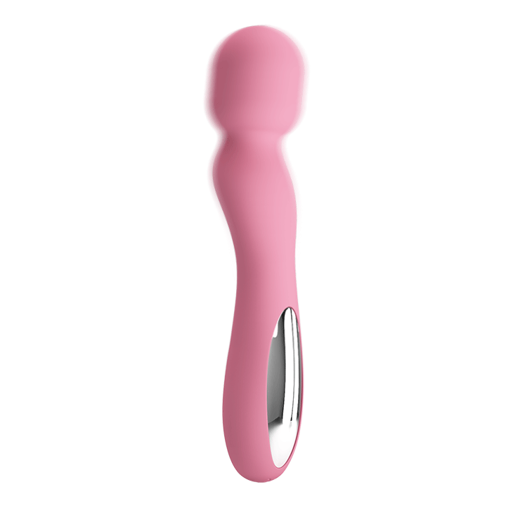 Pretty Love Gladys 30-function body wand with sleek design and multiple vibration settings, shown in use on a smooth surface.