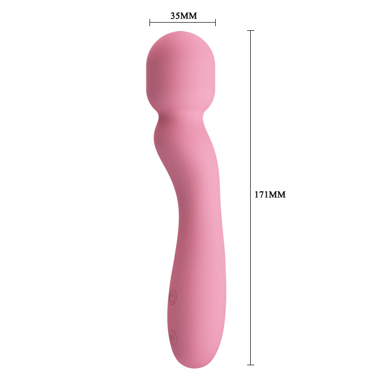 Pretty Love Gladys 30-function bodywand with a sleek design and adjustable settings, shown in a close-up view.