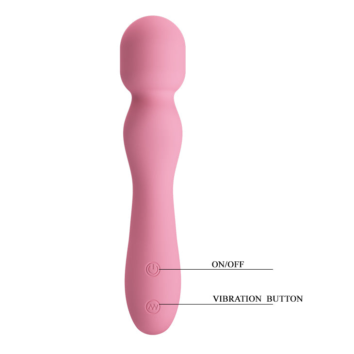 Pretty Love Gladys 30-function body wand with sleek design and multiple vibration settings, shown in a close-up view.