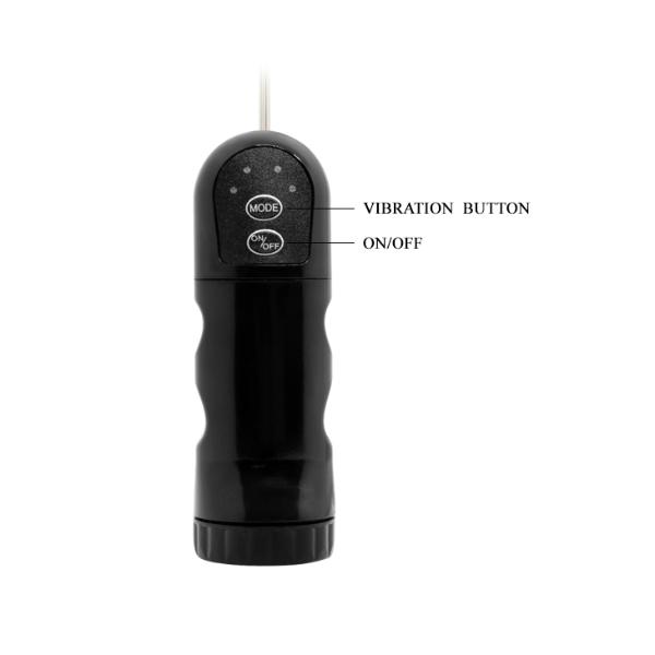 Pink Lady Masturbator by Luvland, realistic soft silicone sex toy with textured interior for pleasure, shown in a close-up view.
