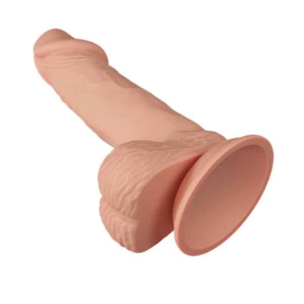 Pretty Love Baile Beautiful Encounter Zebulon 7.6-inch flesh-colored dildo with realistic design and smooth texture.