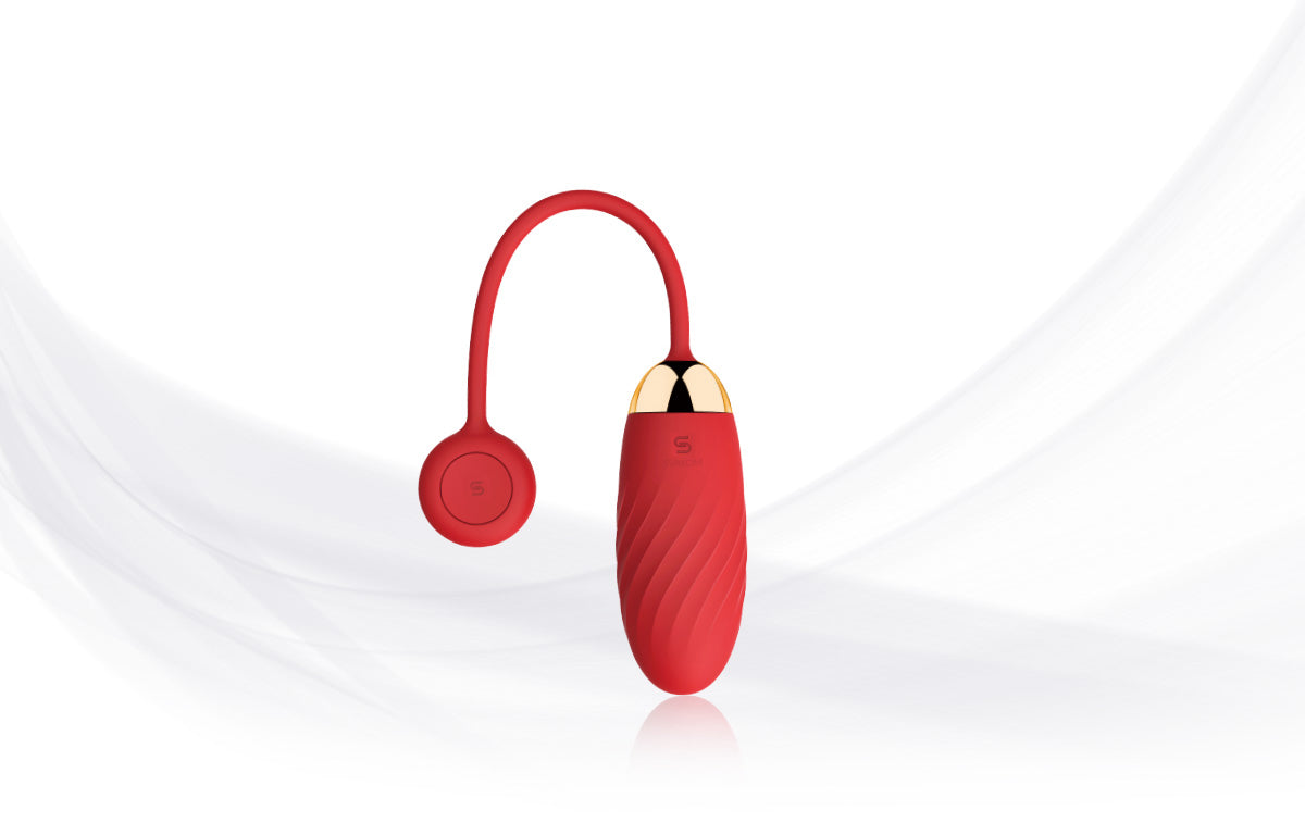 Svakom Ella vibrating bullet in sleek black with smooth surface, designed for discreet personal pleasure and intimate use.