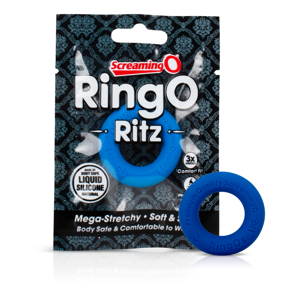 Screaming O RingO Ritz personal pleasure ring with flexible silicone material and adjustable fit for enhanced intimacy.