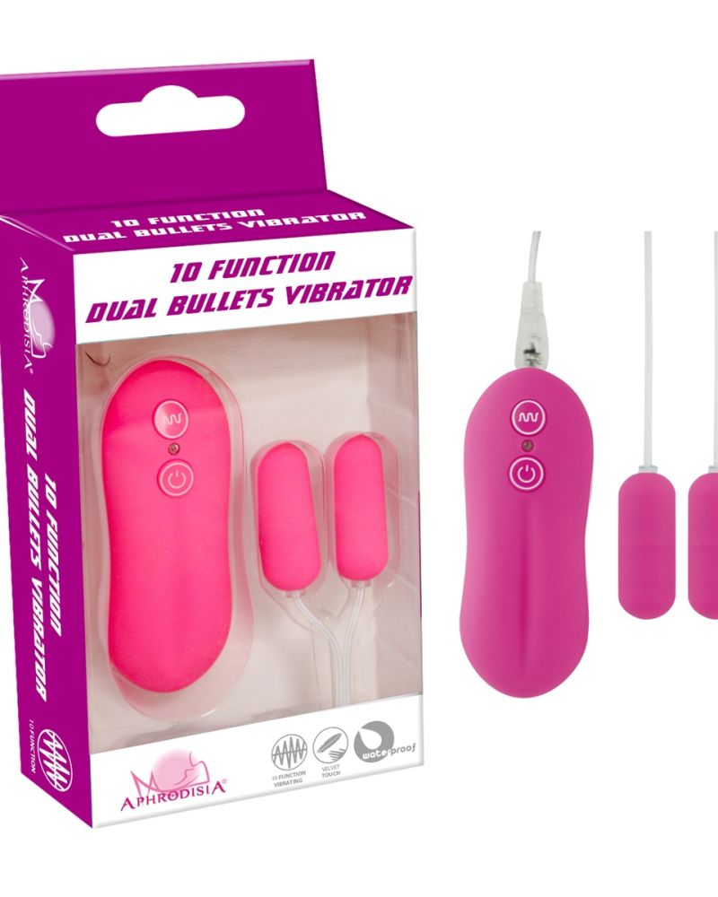 10 Function Dual Bullets Vibrator