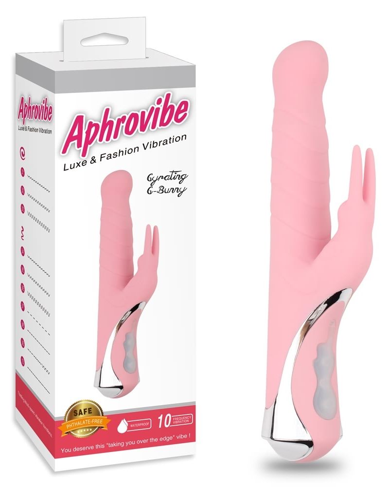 Aphrovibe Gyrating G-Bunny Rechargeable Pink