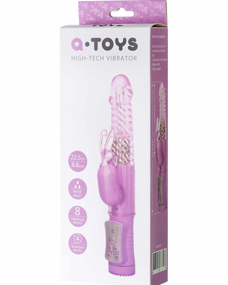 A Toys High-Tech Vibrator Rabbit Shape 22.5cm Pink