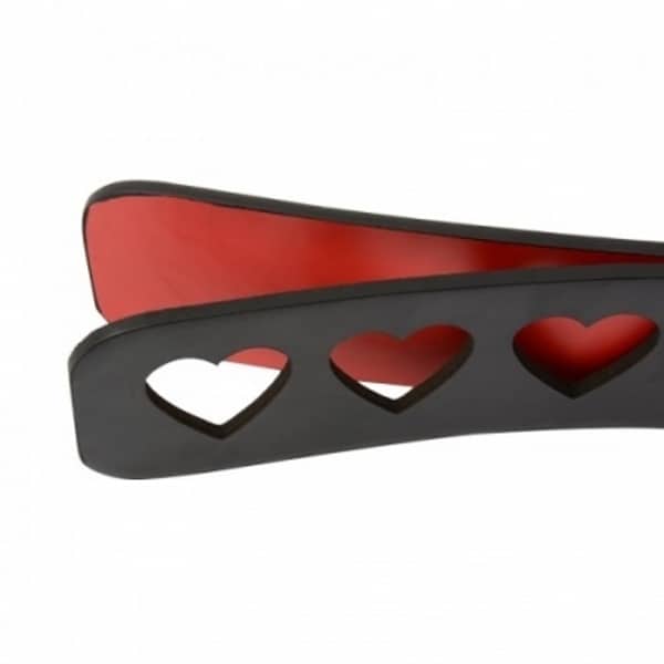 3 Heart Paddle Black