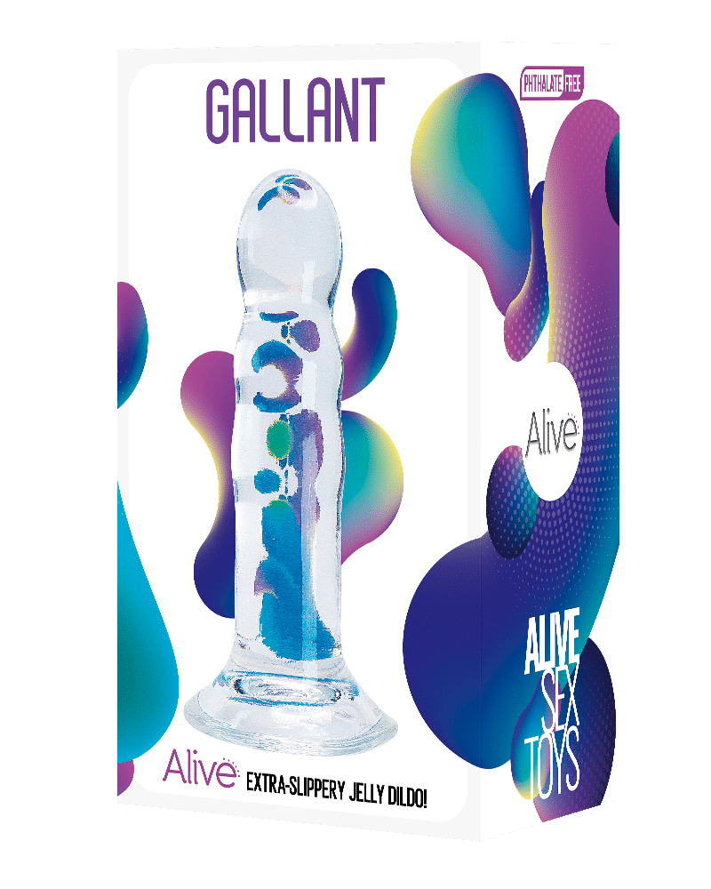 Alive Gallant Jelly Dildo Clear